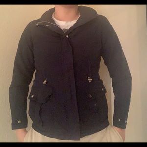 Land’s End blue rain jacket